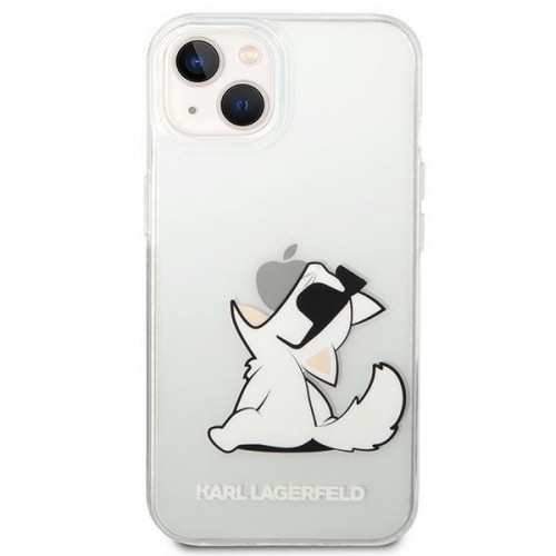 Karl Lagerfeld PC|TPU Choupette Eat Case for iPhone 14 Plus Transparent image 3