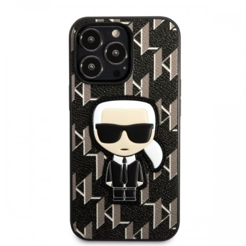 Karl Lagerfeld Monogram Ikonik Case for iPhone 13 Pro Black image 3