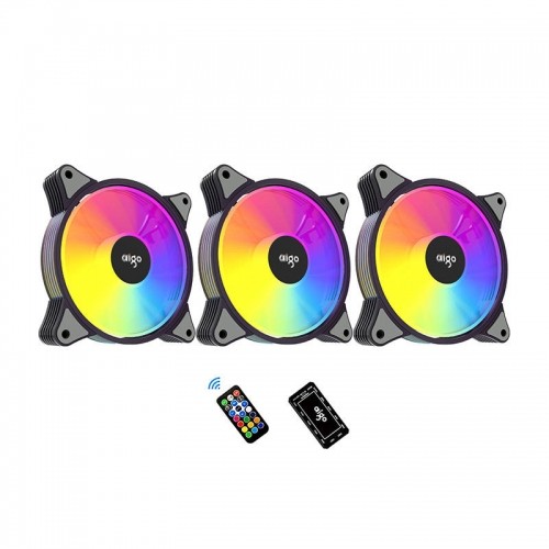 Aigo AR12 ARGB Computer Fan set 3in1 120x120 (black) image 3