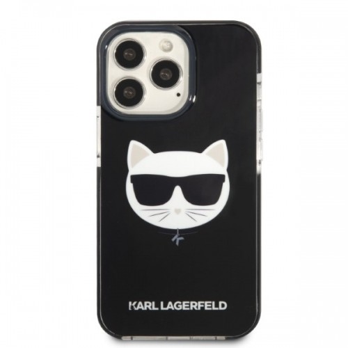 Karl Lagerfeld TPE Choupette Head Case for iPhone 13 Pro Max Black image 3