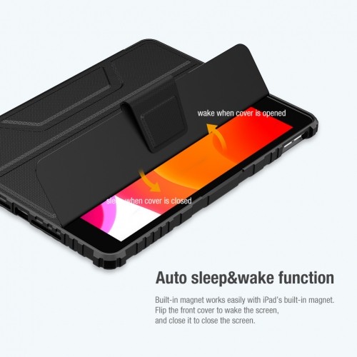 Nillkin bumper magnet case чехол для планшета Apple iPad 10.2 A2200 | A2198 | A2232 (2019) черный image 3
