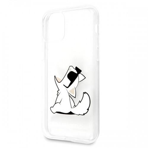 Karl Lagerfeld KLHCN61CFNRC Fun Choupette aizsargapvalks Apple iPhone 11 caurspīdīgs image 3