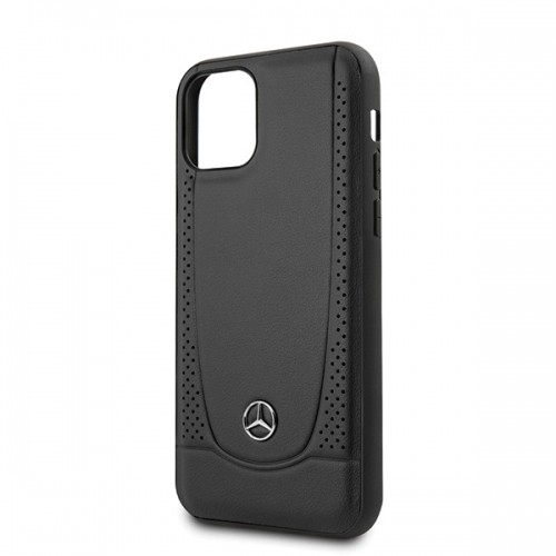 Mercedes MEHCP12SARMBK Leather Urban Cover Чехол для Apple iPhone 12 Mini Черный image 3