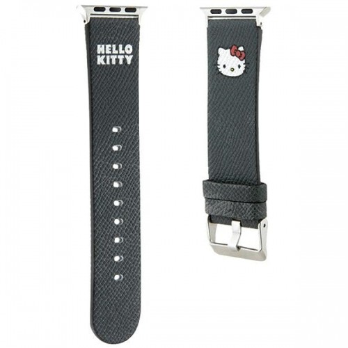 Hello Kitty Pasek HKAWMPGKHK Apple Watch 38|40|41mm czarny|black strap Kitty Head image 3