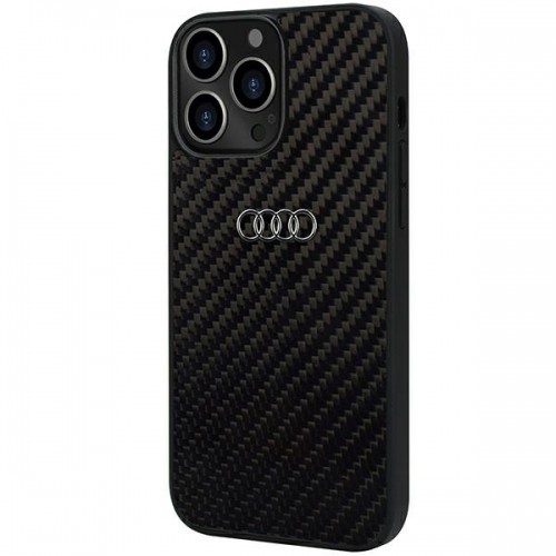 Audi Carbon Fiber iPhone 13 Pro Max 6.7" czarny|black hardcase AU-TPUPCIP13PM-R8|D2-BK image 3