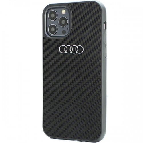 Audi Carbon Fiber iPhone 12|12 Pro 6.1" czarny|black hardcase AU-TPUPCIP12P-R8|D2-BK image 3