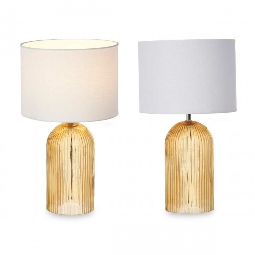 Desk lamp Stripes 40 W Amber Crystal 25,5 x 43,5 x 25,5 cm (4 Units) image 3