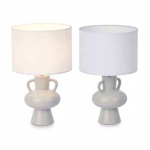 Desk lamp Vase 40 W Grey Ceramic 24 x 39,7 x 24 cm (4 Units) image 3