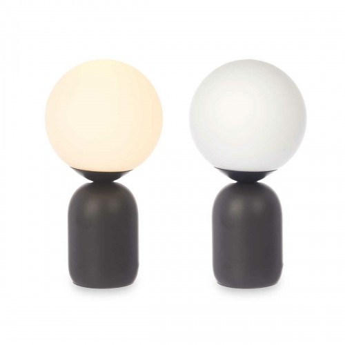 Desk lamp Ball 40 W White Black Ceramic 15 x 28,5 x 15 cm (4 Units) image 3