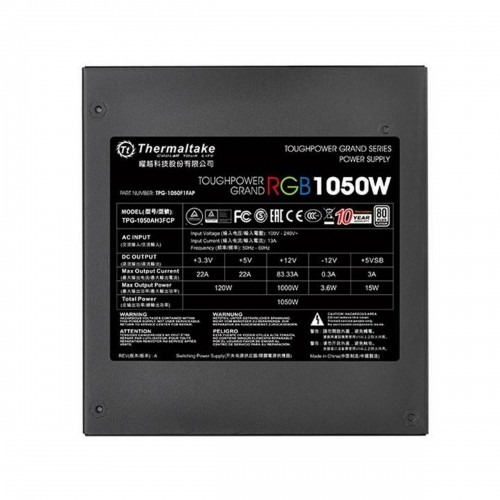 Источник питания THERMALTAKE Toughpower Grand RGB 1050W Platinum ATX 1000 W 1 050 Bт 80 PLUS Platinum image 3