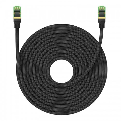 Braided network cable cat.8 Baseus Ethernet RJ45, 40Gbps, 20m (black) image 3