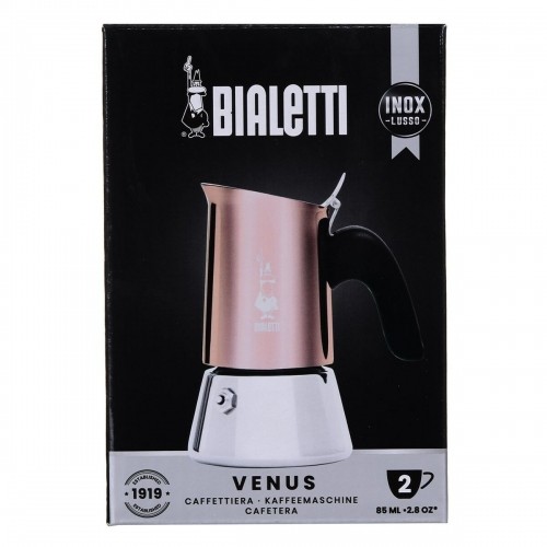 Итальянская Kофеварка Bialetti New Venus 2 Чашки Медь Нержавеющая сталь 100 ml image 3