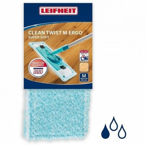 Mop Head Refill Leifheit Clean Twist M Ergo Super Soft 52122 Polyester image 3