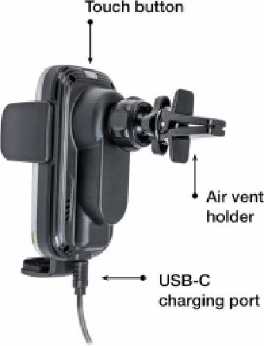 Lādētājs Verbatim FWC-03 Qi Fast Wireless Car Charger image 3