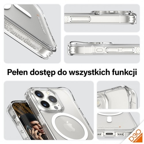 PanzerGlass HardCase iPhone 15 Pro 6.1" D3O MagSafe 3xMilitary grade transparent 1181 image 3