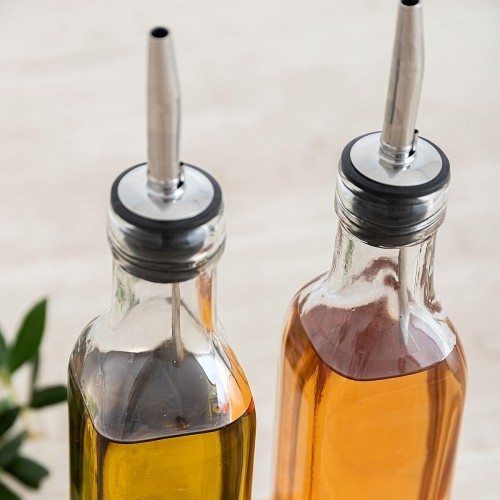 Oil and Vinegar Set Quid Naturalia Transparent Glass 550 ml image 3
