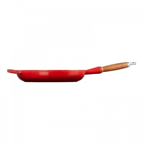 Le Creuset Чугунная сковорода с деревянной ручкой Ø28 см, красный image 3