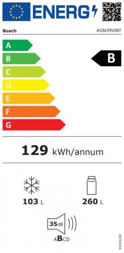 Холодильник Bosch KGN39VIBT Serie 4 image 3