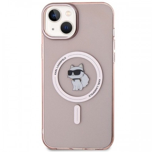 Karl Lagerfeld KLHMP15MHFCCNOP iPhone 15 Plus | 14 Plus 6.7" różowy|pink hardcase IML Choupette MagSafe image 3