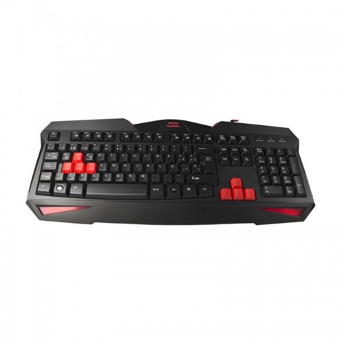 Клавиатура и мышь Tacens MCP1 Чёрный Красный Монохромный Черный/Красный Испанская Qwerty image 3