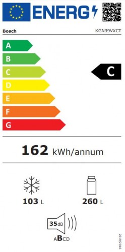 Ledusskapis Bosch KGN39VXCT Serie 4 image 3