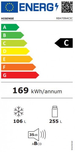 Холодильник Hisense RB470N4CIC image 3