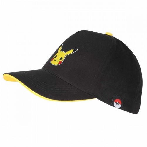 Pokemon Cepure Unisex Pokémon Pikachu Badge 58 cm Melns Viens izmērs image 3