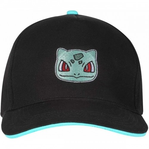 Pokemon Шапка унисекс Pokémon Bulbasaur Badge 58 cm Чёрный Один размер image 3