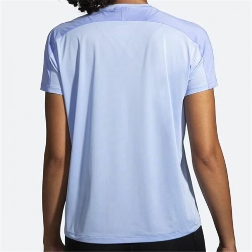 Women’s Short Sleeve T-Shirt Brooks Sprint Free Aquamarine Lady image 3
