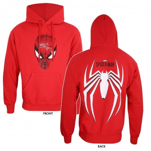Толстовка с капюшоном унисекс Spider-Man Spider Crest Красный image 3