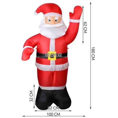 Inflatable Santa Ruhhy 22624 (17134-0) image 3