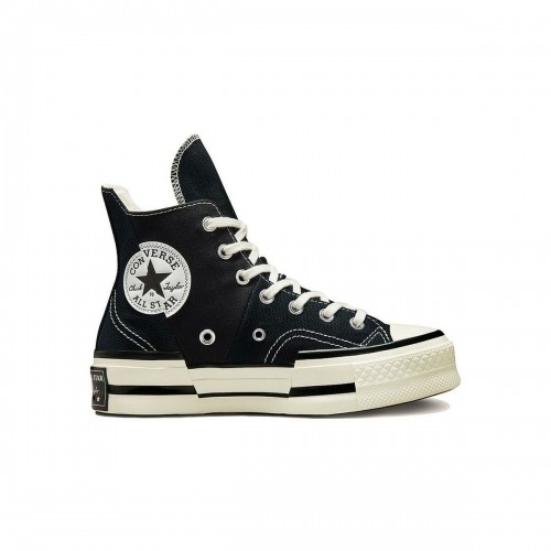 Women's casual trainers Converse CHUCK 70 PLUS CANVAS A00916C Black image 3