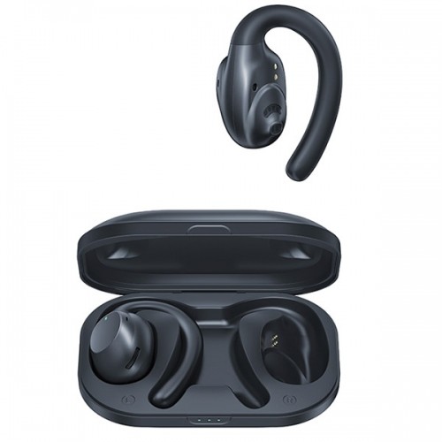 USAMS Słuchawki Bluetooth 5.3 TWS EM Series OWS bezprzewodowe czarne|black BHUEM01 image 3