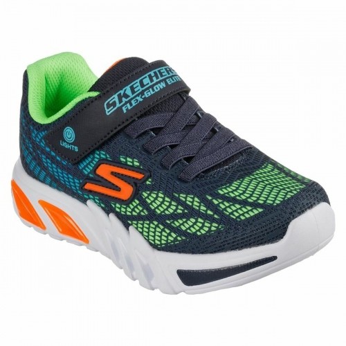 Sports Shoes for Kids Skechers Flex-Glow Elite - Vorlo Navy Blue image 3