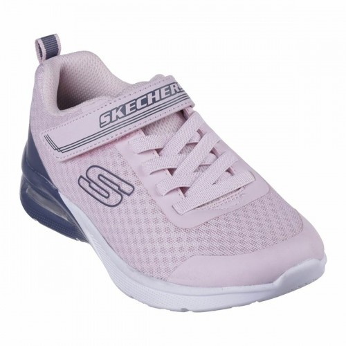 Sports Shoes for Kids Skechers Microspec Max - Epic Brights Pink Dark blue image 3