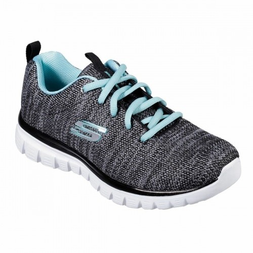 Sports Trainers for Women Skechers Graceful Twisted Black image 3