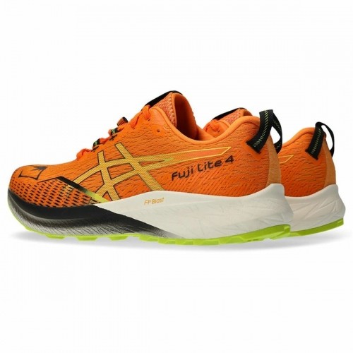 Беговые кроссовки для взрослых Asics Fuji Lite 4 гора Мужской Оранжевый image 3