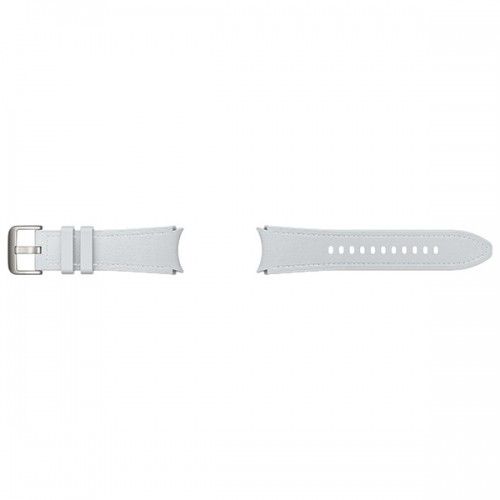 Pasek Hybrid Eco-Leather Band Samsung ET-SHR95SSEGEU do Watch6 20mm S|M srebrny|silver image 3