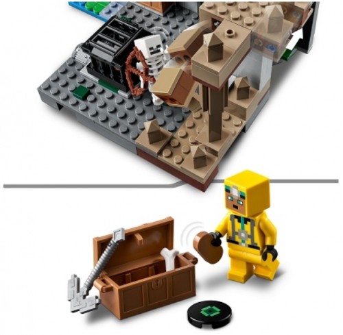 LEGO 21189 Minecraft The Sceleton Dungeon Set Konstruktors image 3