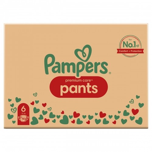 Disposable nappies Pampers Premium 15-25 kg 6 (93 Units) image 3