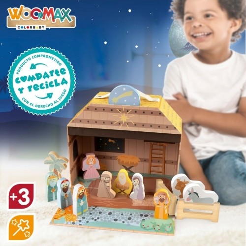 Christmas nativity set Woomax 15 Pieces 24,5 x 20,5 x 24,5 cm (6 Units) image 3