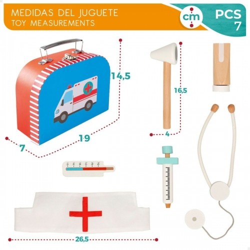 Toy Medical Case with Accessories Woomax (6 Units) image 3