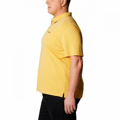 Men’s Short Sleeve Polo Shirt Columbia Nelson Point™ Yellow image 3