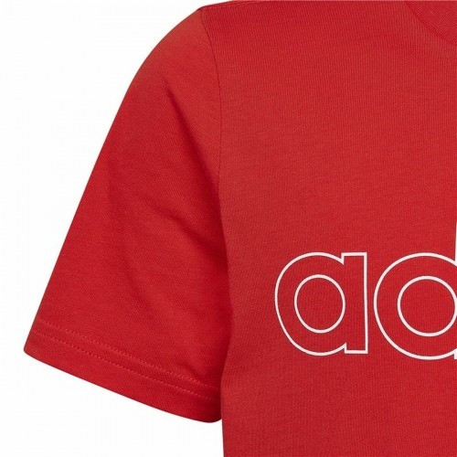 Child's Short Sleeve T-Shirt Adidas Essentials  Red image 3