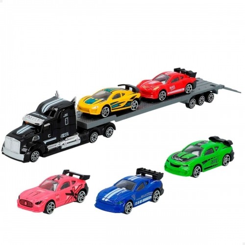 Автовоз и машинки с самозаводом Speed & Go 28 x 5 x 4,5 cm (12 штук) image 3