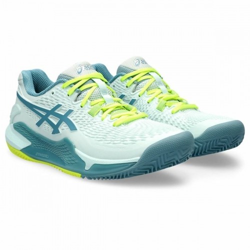 Women's Tennis Shoes Asics Gel-Resolution 9 Clay Aquamarine image 3