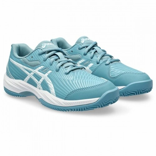 Bērnu Tenisa Apavi Asics Gel-Game 9 Gs Clay/ Gaiši Zils image 3