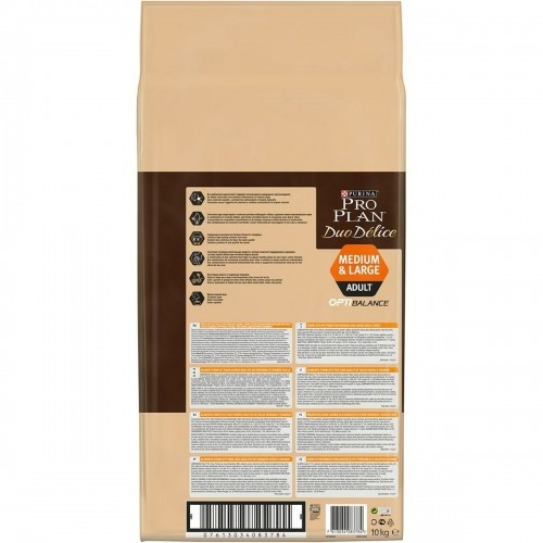 Fodder Purina Pro Plan DUO DÉLICE Adult Veal Beef Rice 10 kg image 3
