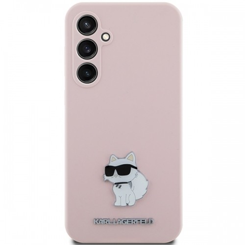 Karl Lagerfeld KLHCS23FESMHCNPP S23 FE S711 różowy|pink Silicone Choupette Metal Pin image 3