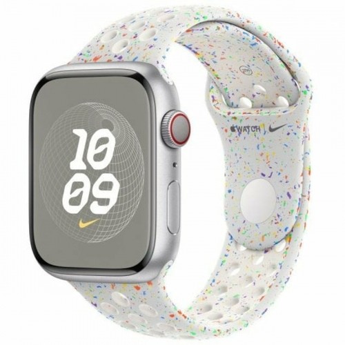 Smartwatch Apple Watch Nike Sport 45 mm M/L White Silver image 3